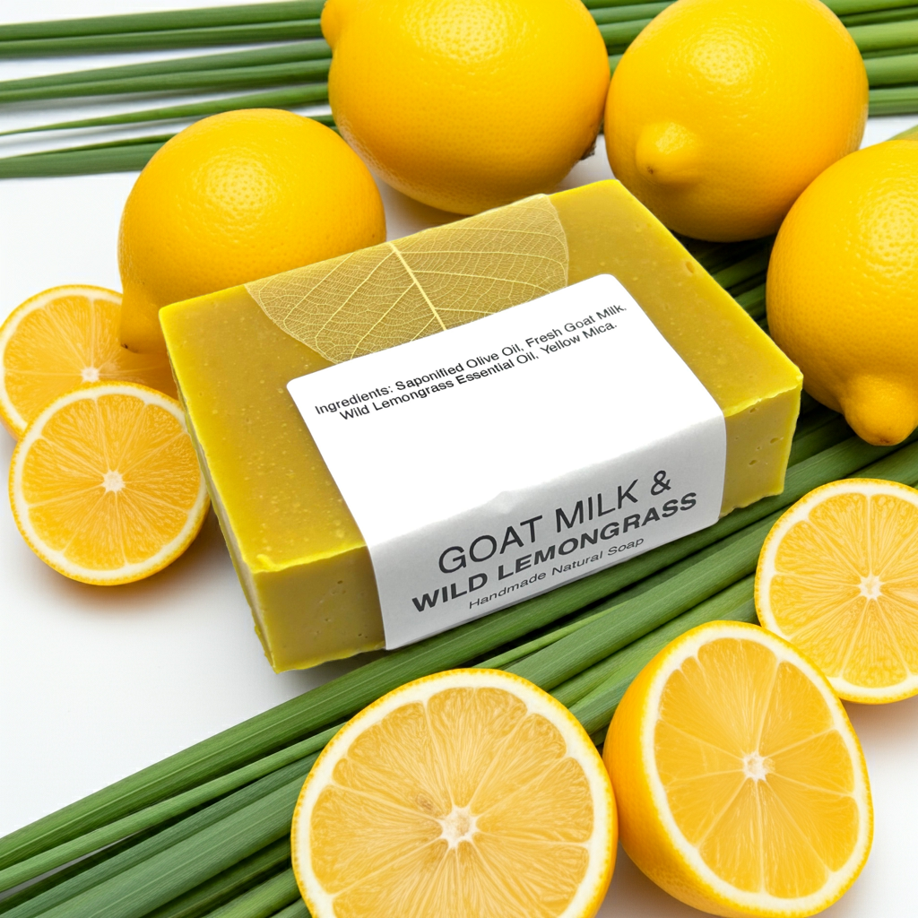 Goat Milk & Wild Lemongrass Soap