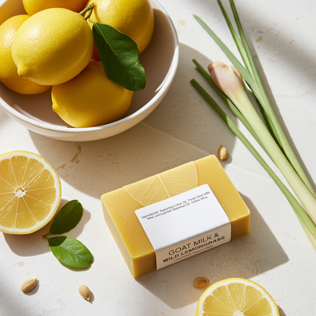 Goat Milk & Wild Lemongrass Soap