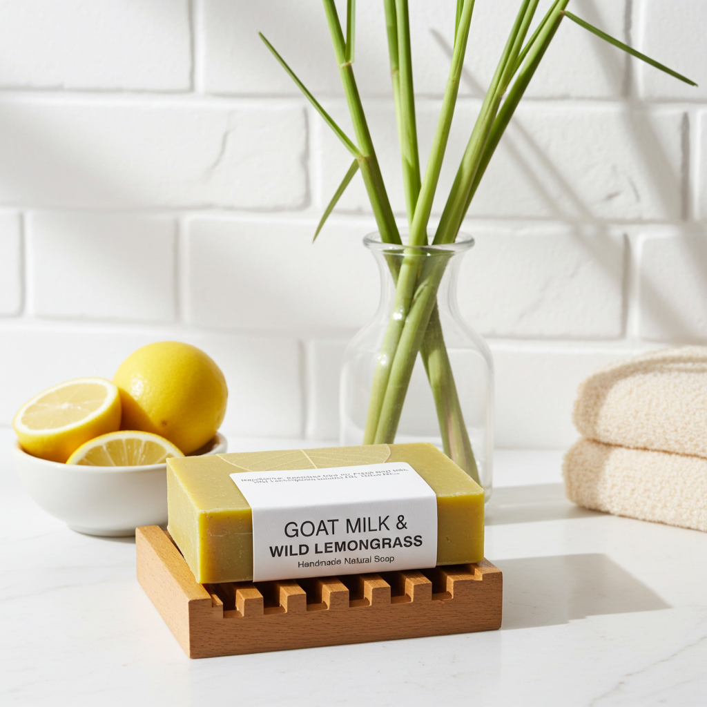Goat Milk & Wild Lemongrass Soap