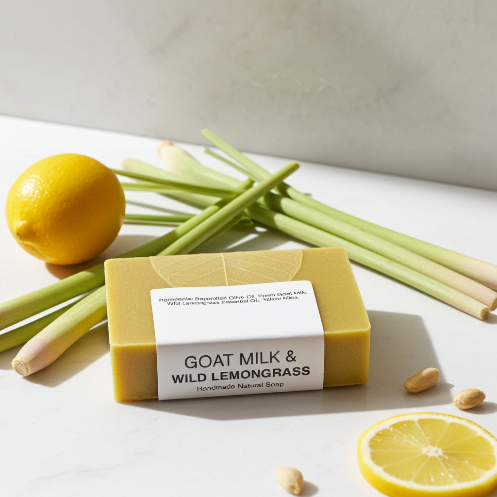 Goat Milk & Wild Lemongrass Soap