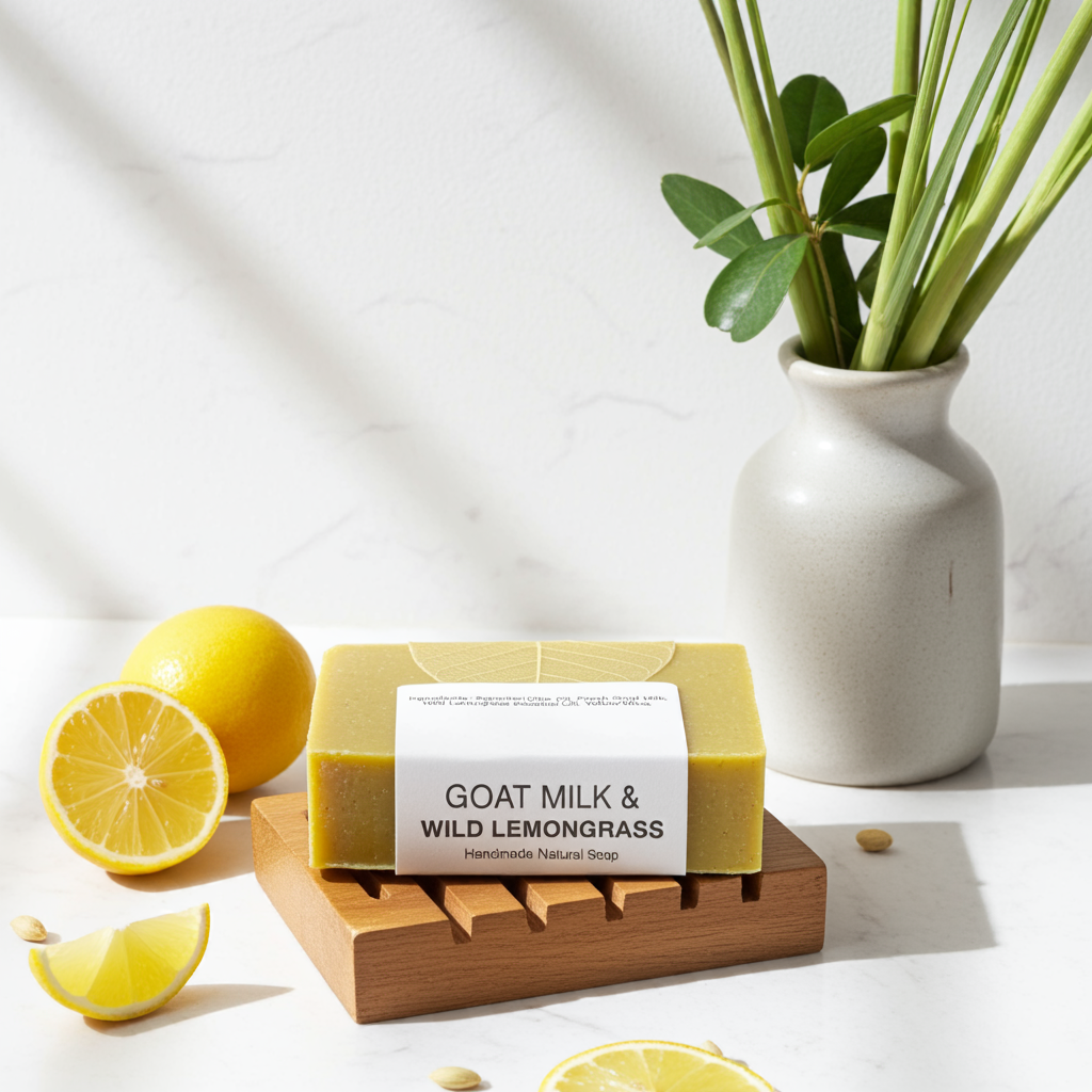 Goat Milk & Wild Lemongrass Soap