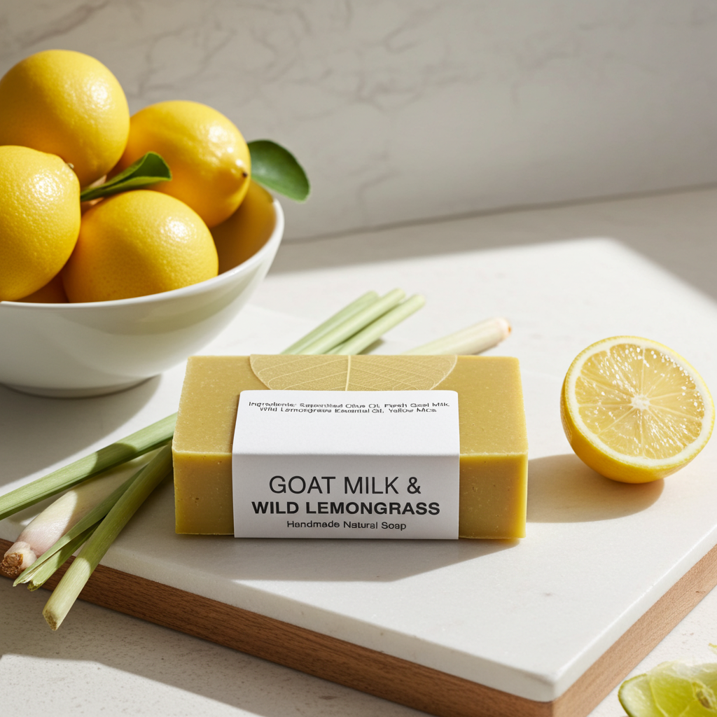 Goat Milk & Wild Lemongrass Soap