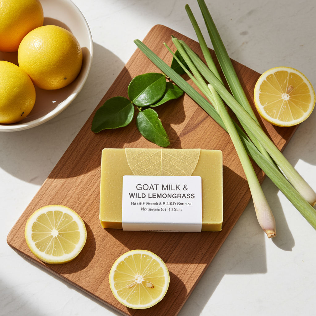 Goat Milk & Wild Lemongrass Soap