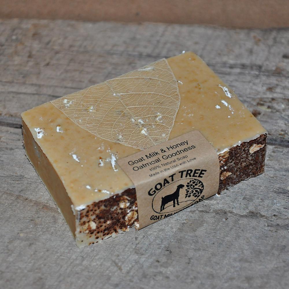 Goat Milk & Honey Oatmeal Goodness Soap (unscented)