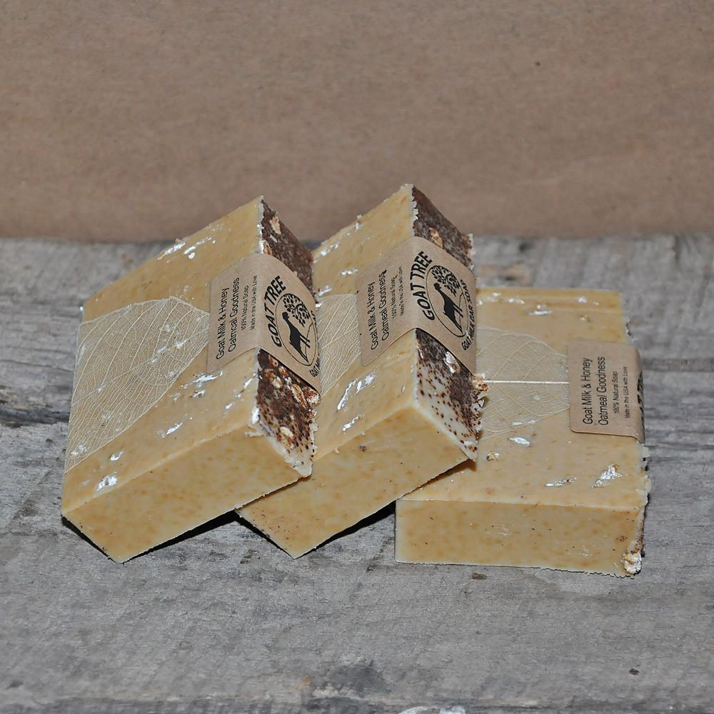 Goat Milk & Honey Oatmeal Goodness Soap (unscented)