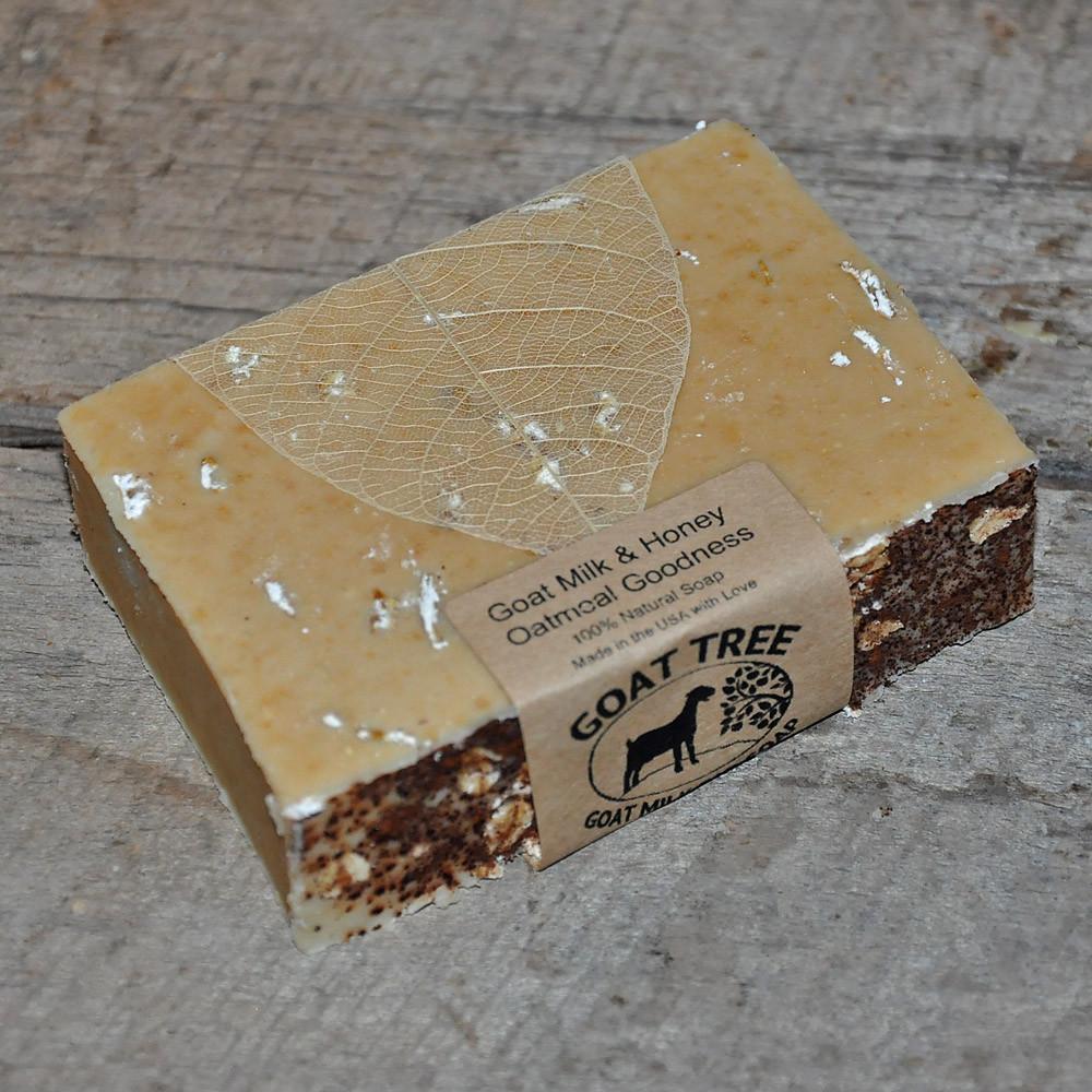 Goat Milk & Honey Oatmeal Goodness Soap (unscented)