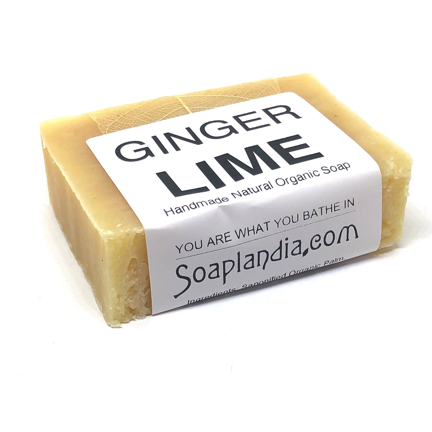 Ginger Lime Bar Soap, Organic