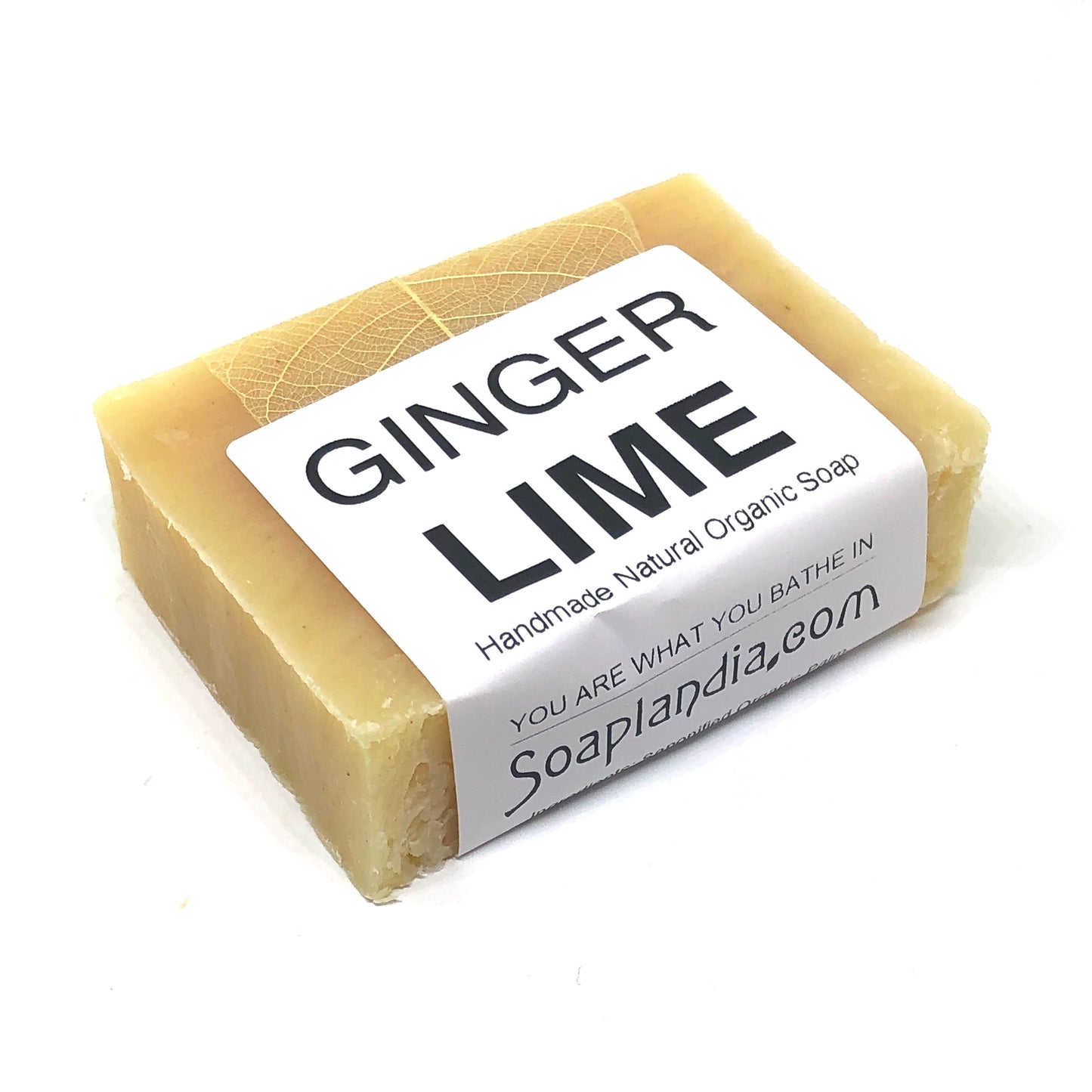 Ginger Lime Bar Soap, Organic