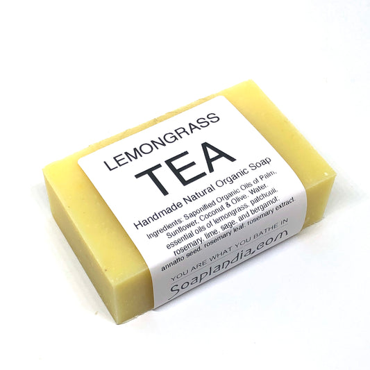 Lemongrass Tea Bar Soap, Organic