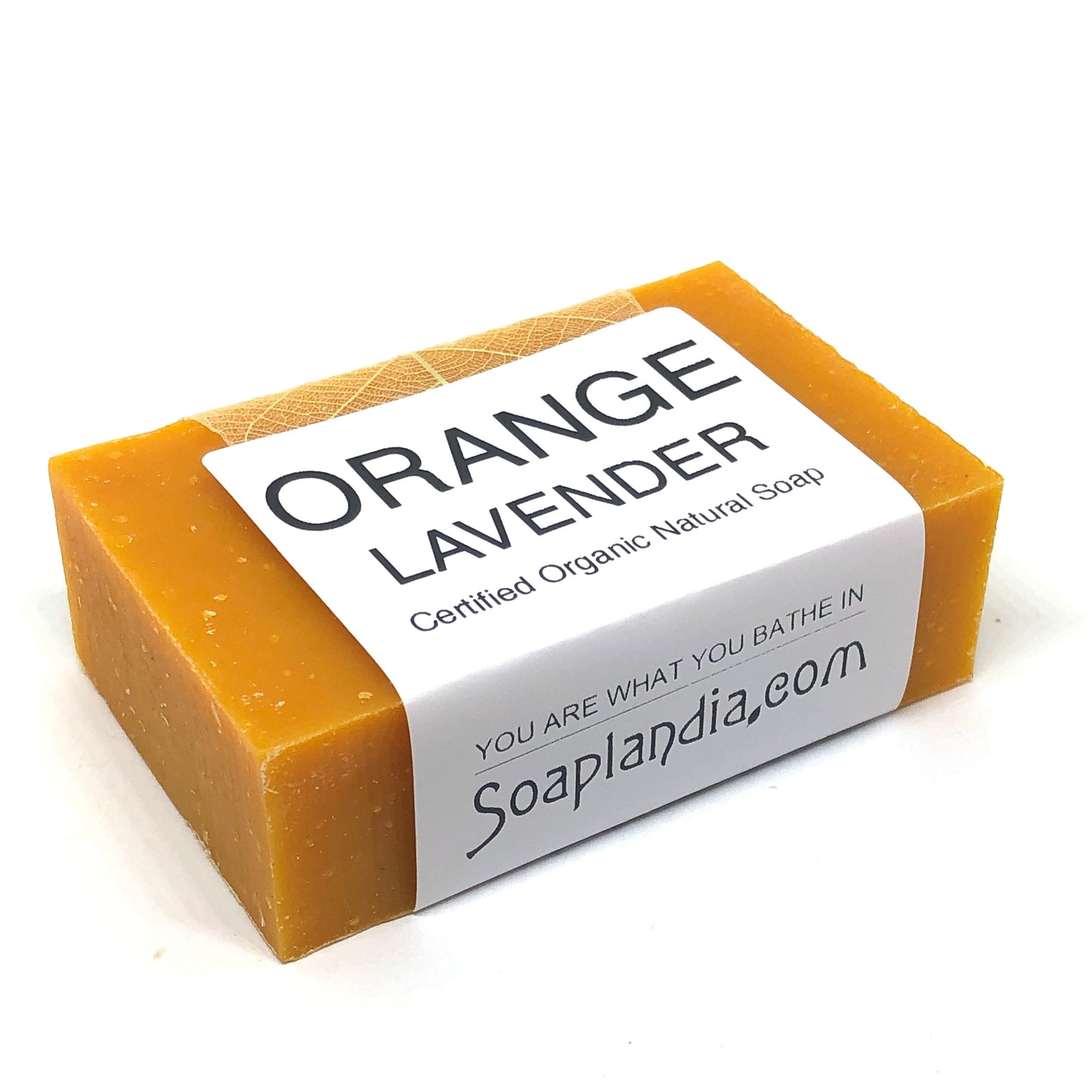Orange Lavender Bar Soap, Organic