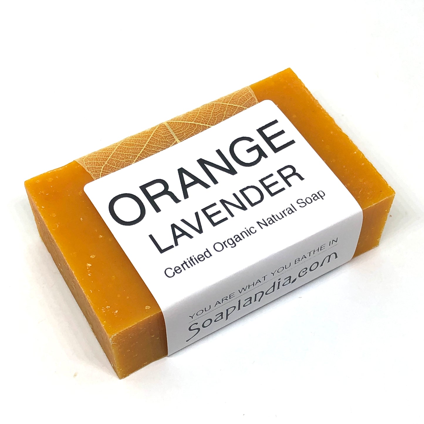 Orange Lavender Bar Soap, Organic