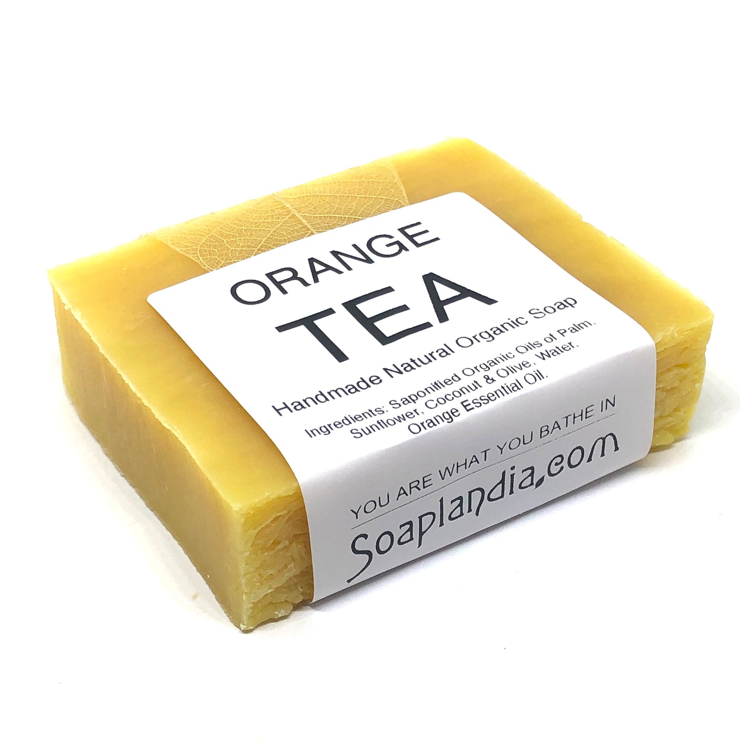 Orange Tea Bar Soap, Organic