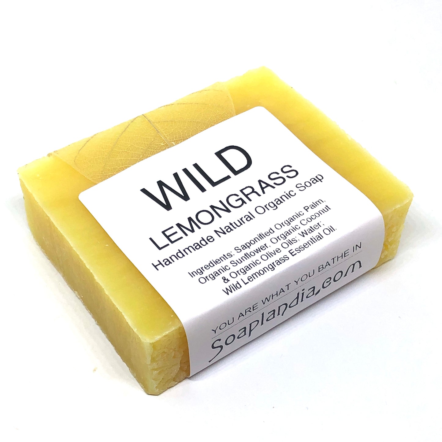 Wild Lemongrass Bar Soap, Organic