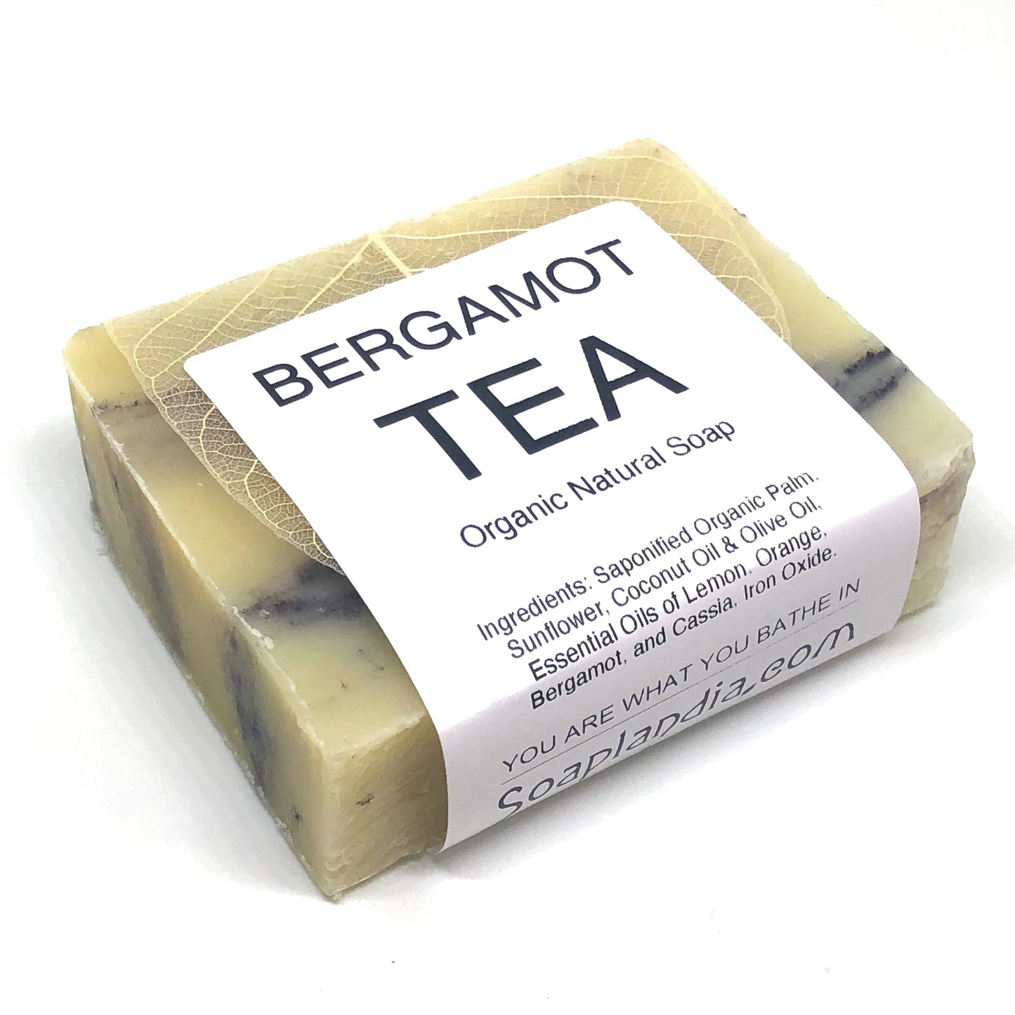 Bergamot Tea Bar Soap, Organic
