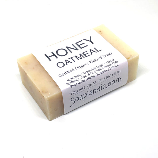 Honey Oatmeal Bar Soap, Organic
